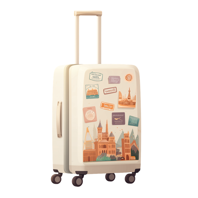 Illustration des Avundo-Reisekoffers